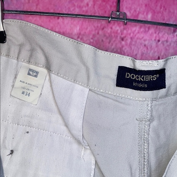 Docker's Men's Casual Cargo Shorts - Beige Size 34 - Picture 5 of 7